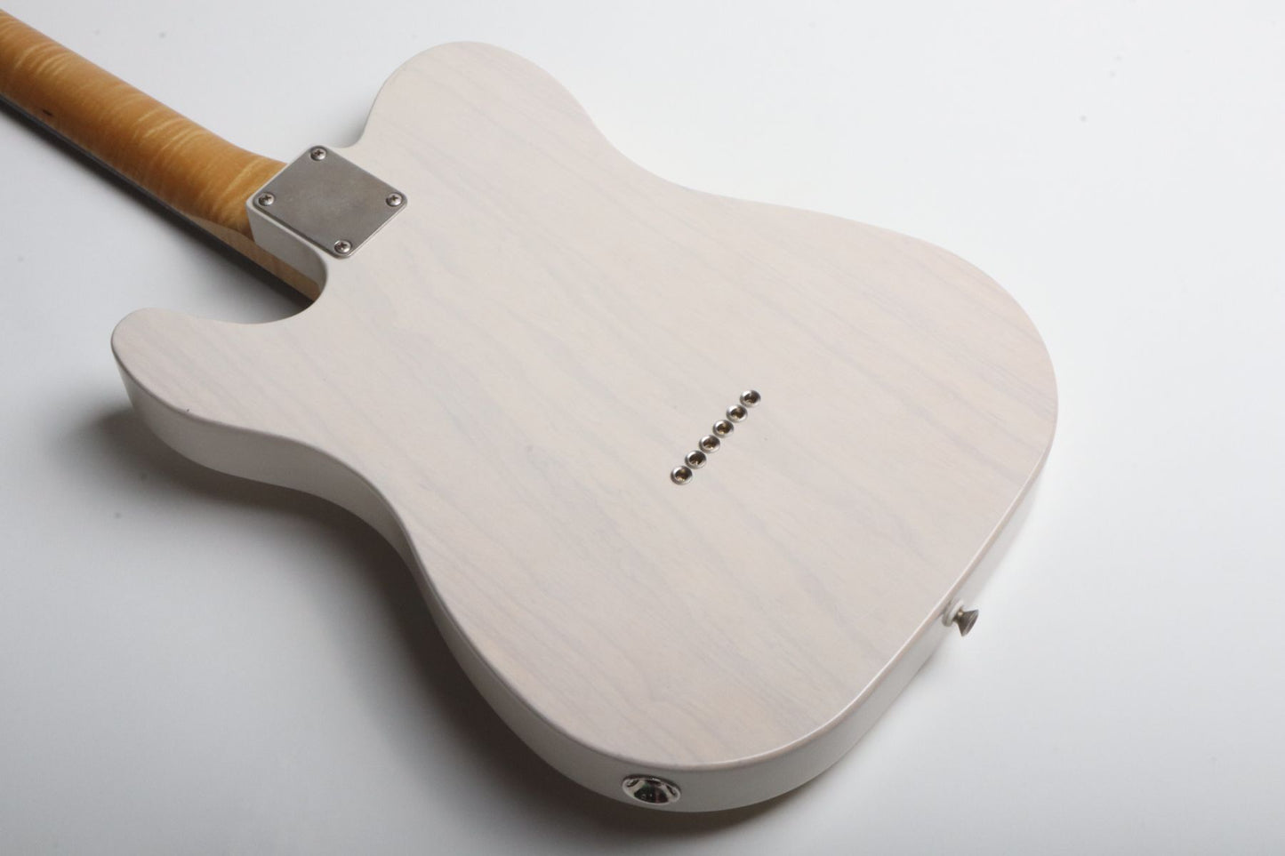 Made To Order Custom Nitrocellulose Lacquer Guitar Paint Job- Fender- Mary Kay White- Transparent