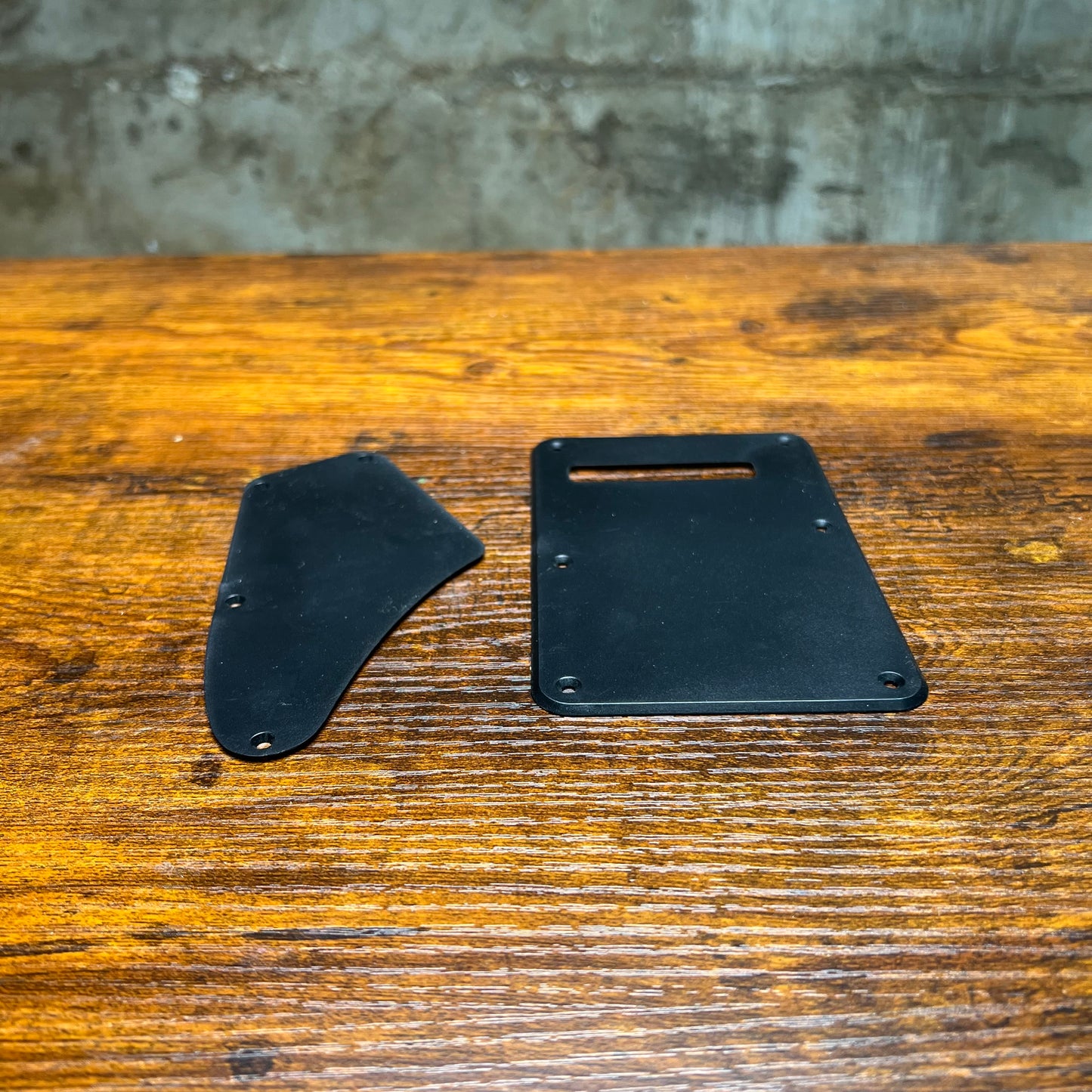Matte back plates