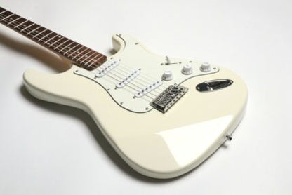 Made To Order Custom Nitrocellulose Lacquer Guitar Paint Job-Fender-Olympic White Aged