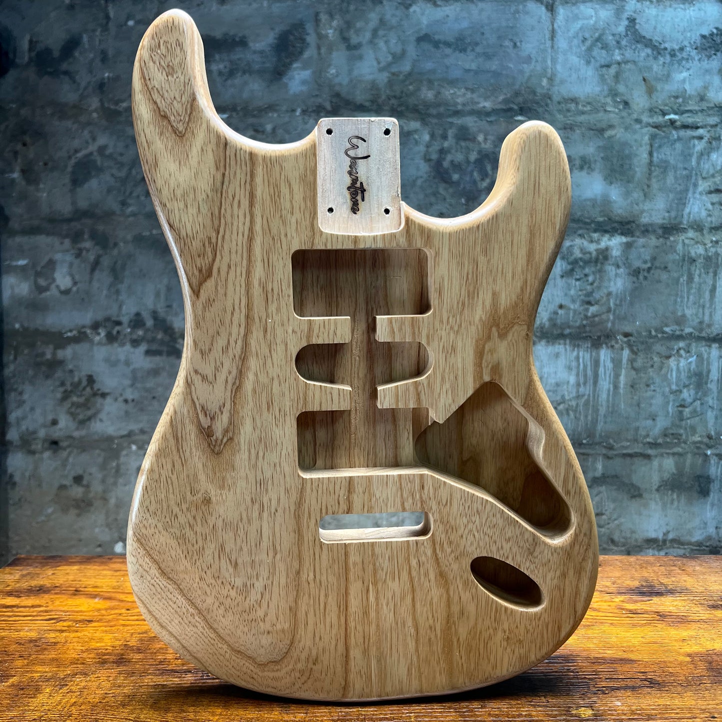 Warmtone CG St Style Guitar Body 2 Pc Swamp Ash “Natural” 4.3lbs B-Stock