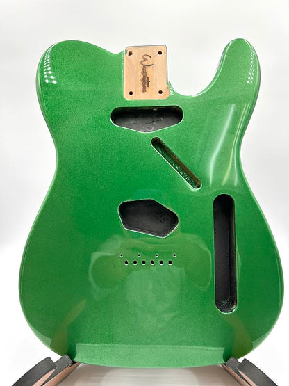 Warmtone Custom Guitars Tele Style Guitar Body “Pure Green”