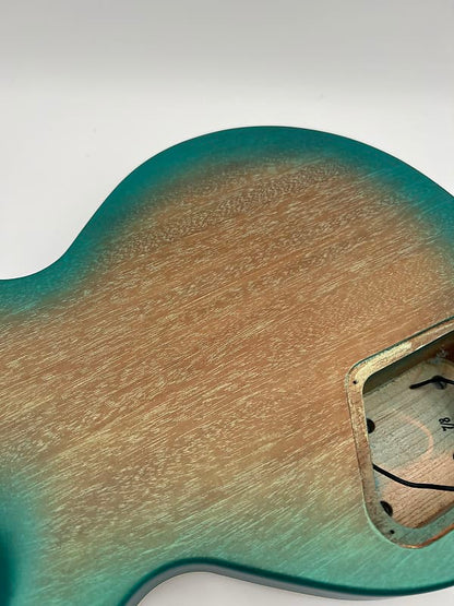 Warmoth Regal Custom 7a Quilt Maple Mahogany Back