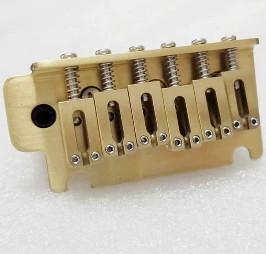 Whole Brass 2 pivot Tremolo Full Block 52.5mm All Brass Strat Style Tremolo Bridge-M1151