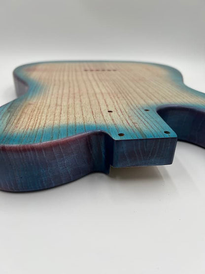Warmtone Custom Guitars Telecaster  “Mermaids Beach” Guitar Body 1 Piece Swamp Ash