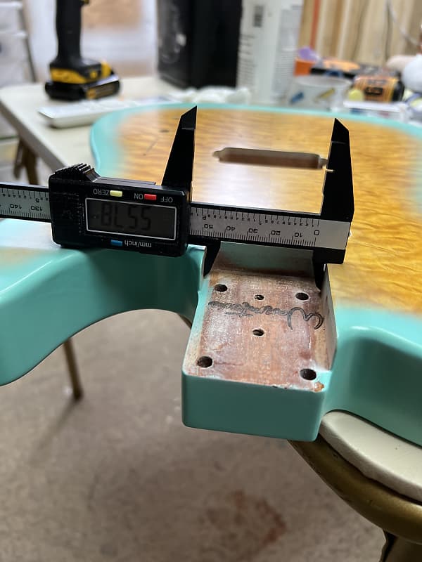 Warmtone Custom Guitars Tele Body Quilt Maple “Arctic Quilt” Telecaster