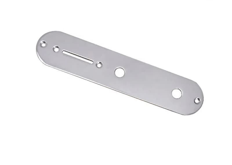 Warmtone Custom Guitars Tele Control Plate - Chrome