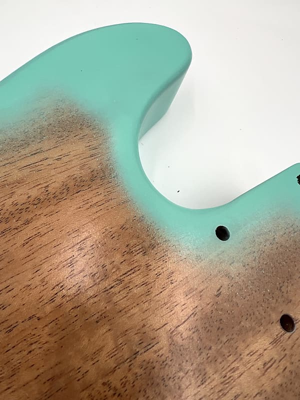 Warmtone Custom Guitars Tele Body Quilt Maple “Arctic Quilt” Telecaster