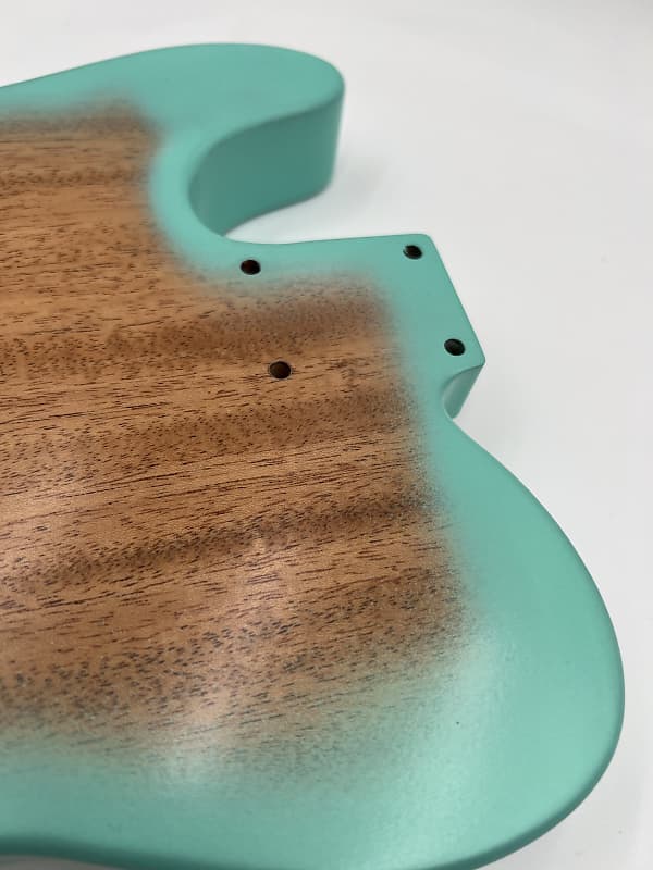 Warmtone Custom Guitars Tele Body Quilt Maple “Arctic Quilt” Telecaster