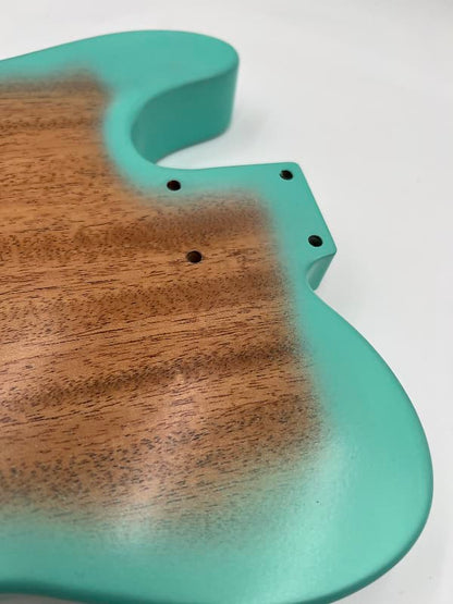 Warmtone Custom Guitars Tele Body Quilt Maple “Arctic Quilt” Telecaster