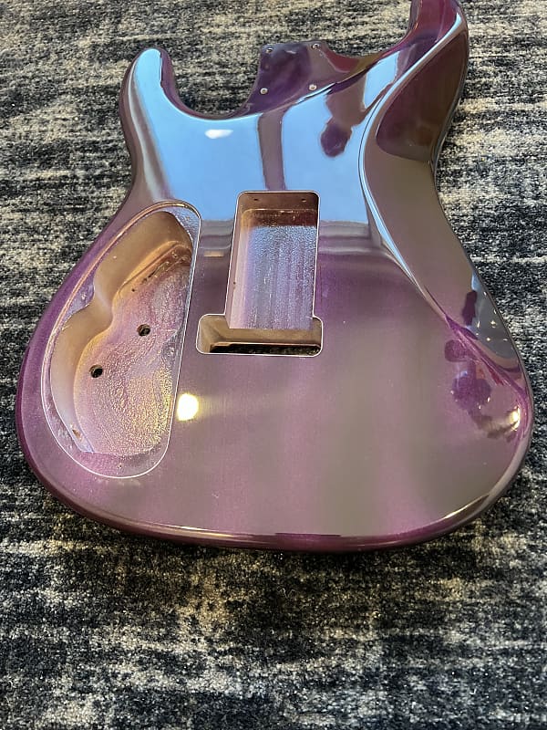 Warmoth Custom Stratocaster “Tequila Sunrise “ Strat Flamed Maple Stratocaster