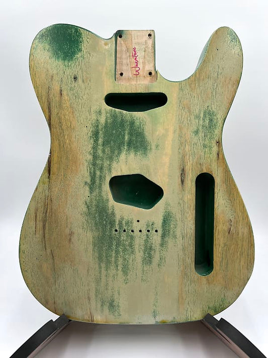 Warmtone Custom Guitars Tele Body “Forest Korina” Relic