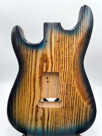 Warmtone Custom Guitars  “Nature w/ a Burst” Strat Body