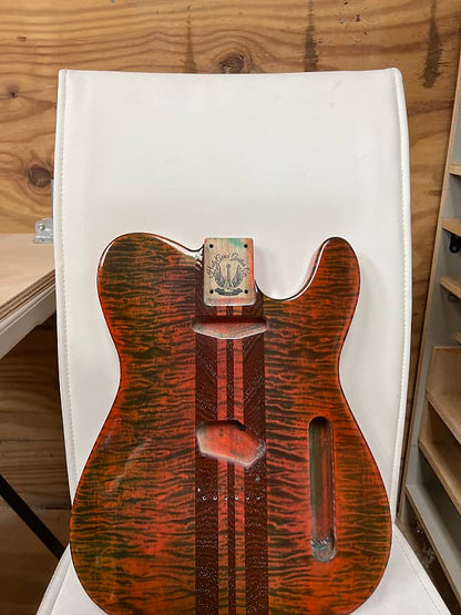 Holy Grail Guitars Telecaster Body “The Green Dragon”