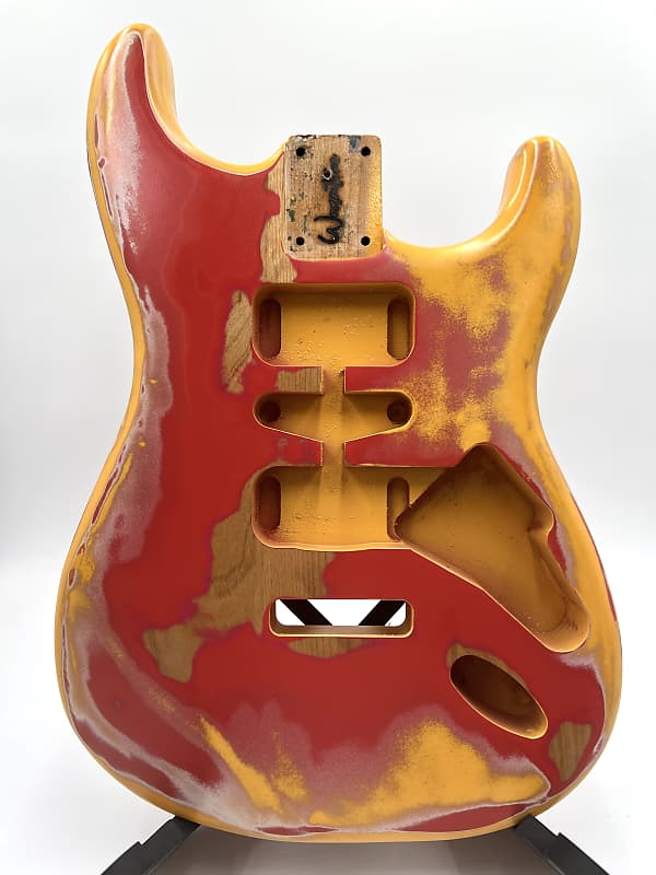 Warmtone Custom Guitars Strat Style Nitro Guitar Body "Village Relic” nitrocellulose lacquer