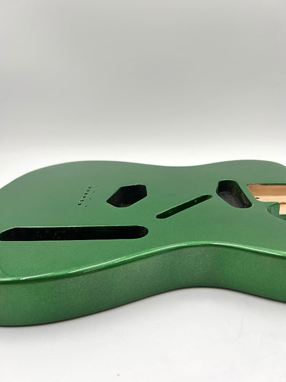 Warmtone Custom Guitars Tele Style Guitar Body “Pure Green”