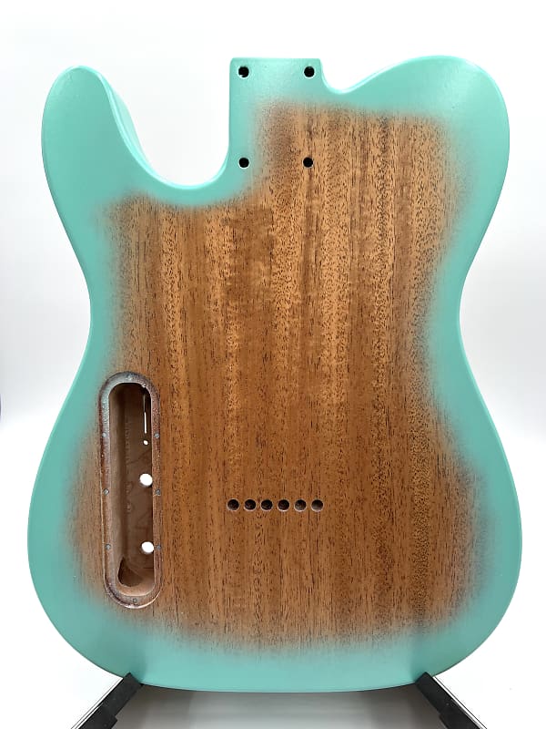 Warmtone Custom Guitars Tele Body Quilt Maple “Arctic Quilt” Telecaster