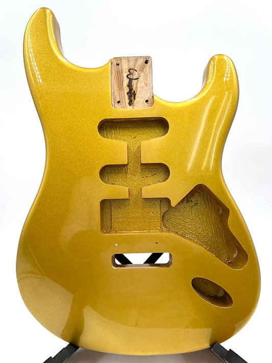 Warmtone Custom Guitars “Purely Gold” Strat Body Stratocaster