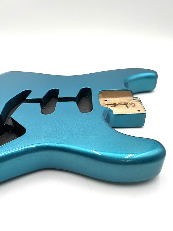 Warmtone Custom Guitars Strat Style Guitar Body “Blue Shimmer”