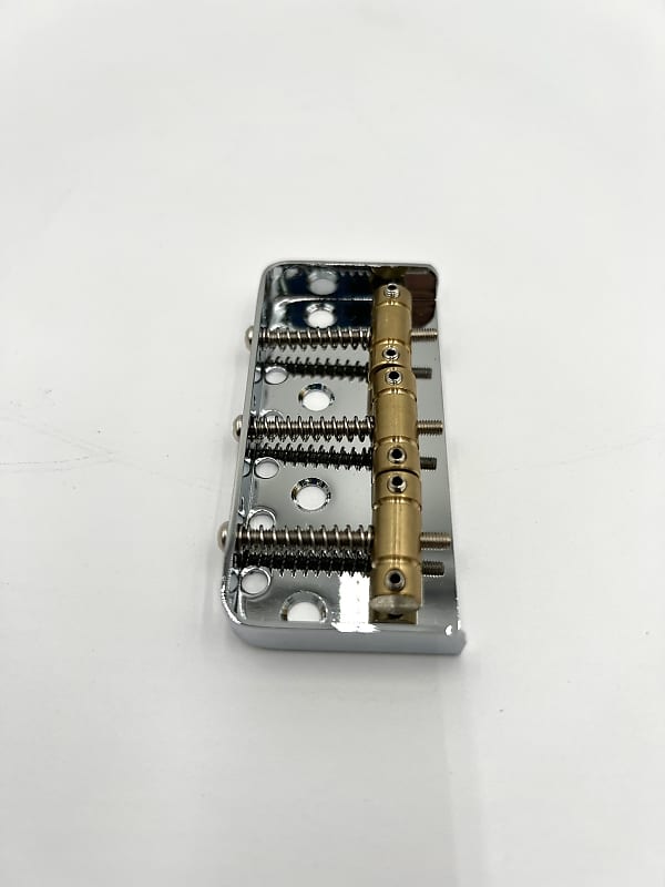 Warmtone Custom Guitars Top Loader Tele/Strat Hybrid Bridge-3 Brass Saddles- Chrome