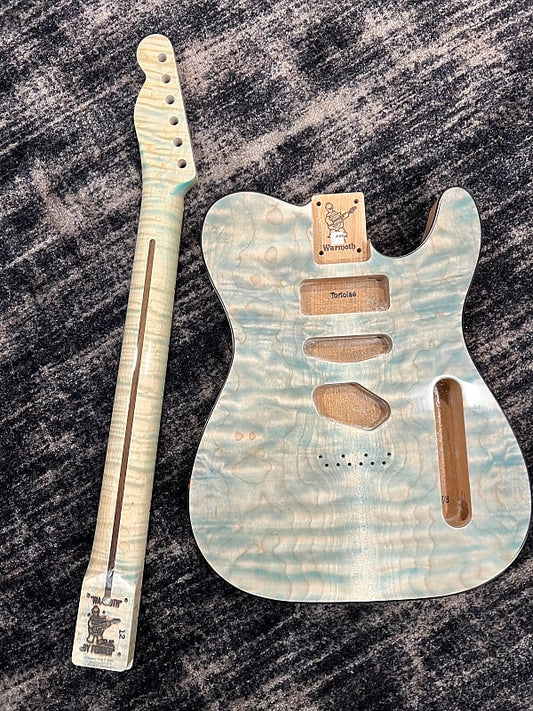 Warmoth Custom Telecaster “Island Blue” PRS STYLE