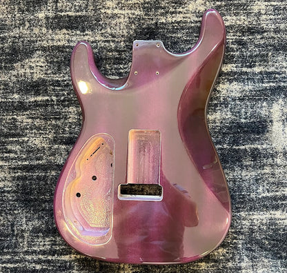 Warmoth Custom Stratocaster “Tequila Sunrise “ Strat Flamed Maple Stratocaster