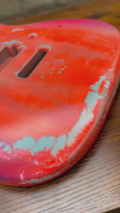 Warmtone Custom Guitars Strat Guitar Body “Bahamas Relic”