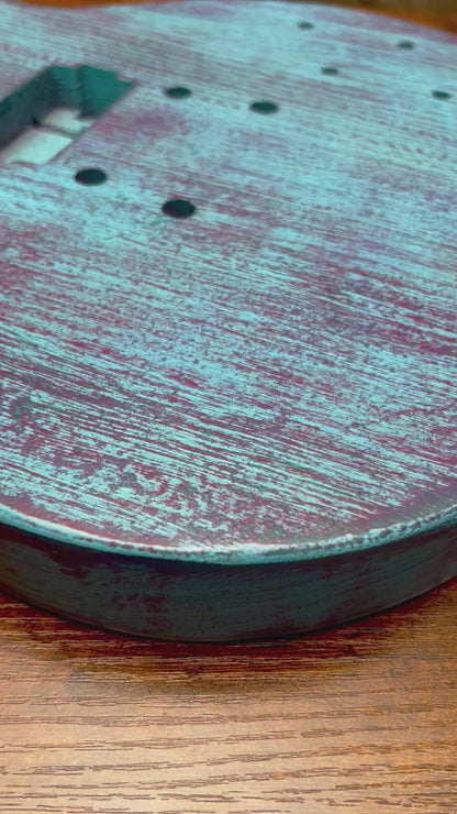 Warmtone CG  LP Style Guitar Body Relic "Old House” 2.4lbs