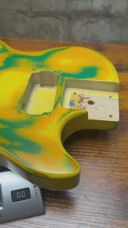 Warmtone CG LP Guitar Body Relic "Sunrise” Nitro 3.7lbs