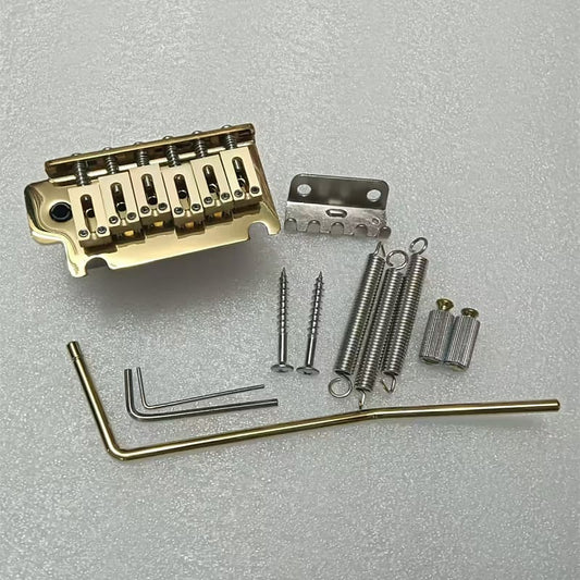 Warmtone Tremolo Series #1 M3 Strat Style Gold  2 pivot 10.5mm String Spacing