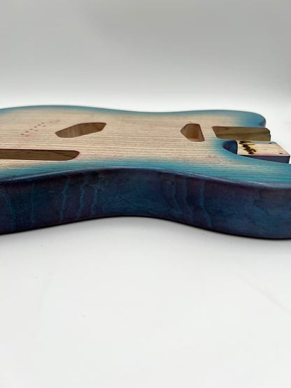 Warmtone Custom Guitars Telecaster  “Mermaids Beach” Guitar Body 1 Piece Swamp Ash