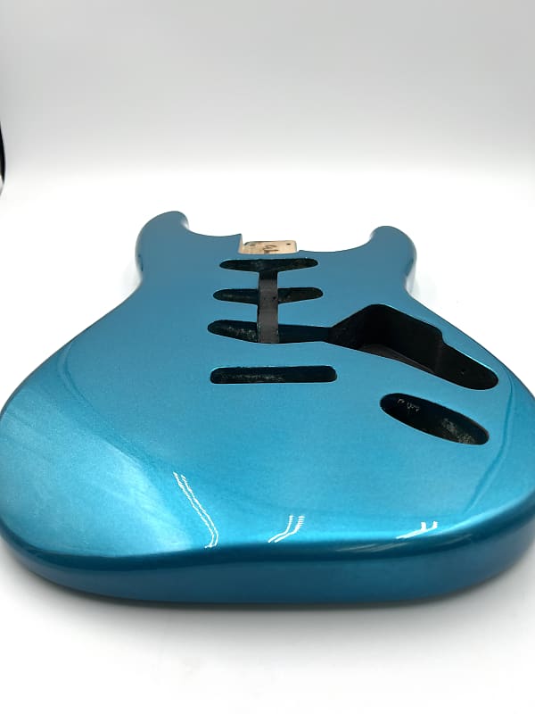 Warmtone Custom Guitars Strat Style Guitar Body “Blue Shimmer”