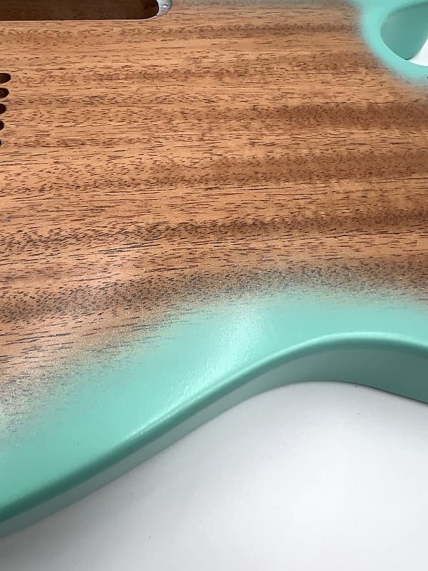 Warmtone Custom Guitars Tele Body Quilt Maple “Arctic Quilt” Telecaster