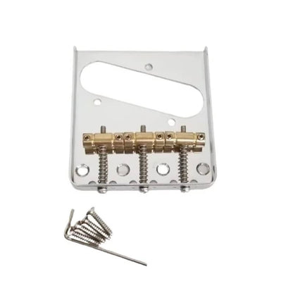 Warmtone Custom Guitars Tele Bridge Series #2 Vintage Ash Tray Chrome 3 Brass Saddles