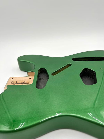 Warmtone Custom Guitars Tele Style Guitar Body “Pure Green”