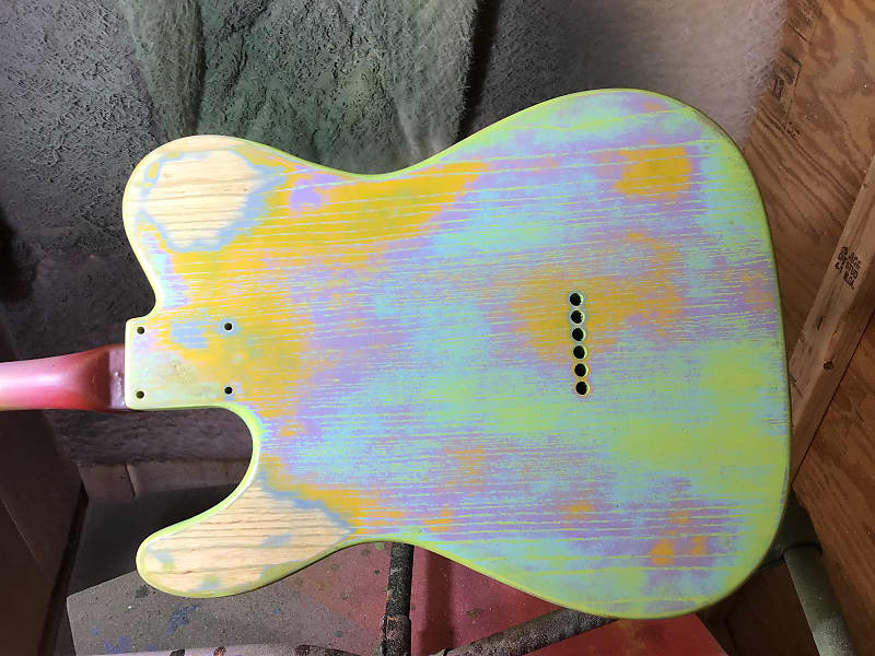 Custom Ash Psychedelic Paint Job- READ DESCRIPTION  Ash -MADE TO ORDER