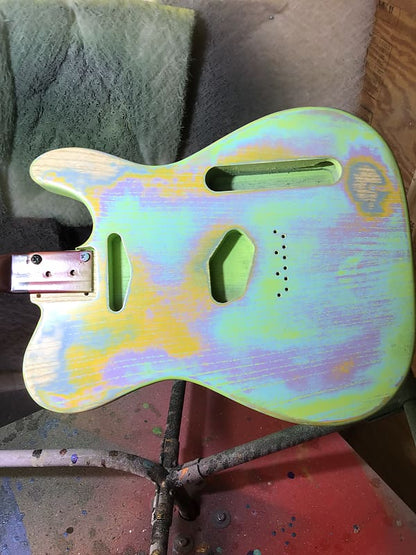 Custom Ash Psychedelic Paint Job- READ DESCRIPTION  Ash -MADE TO ORDER