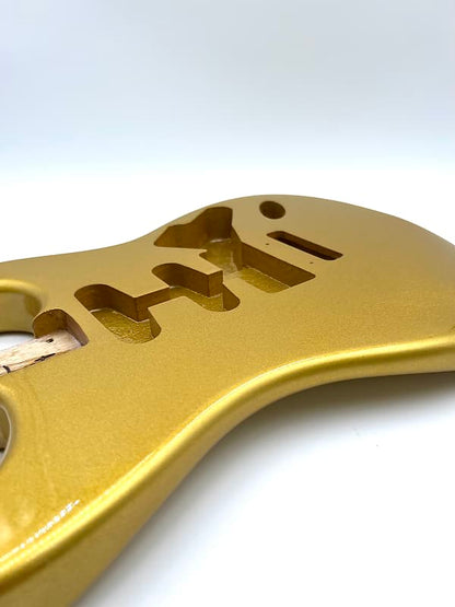 Warmtone Custom Guitars “Purely Gold” Strat Body Stratocaster