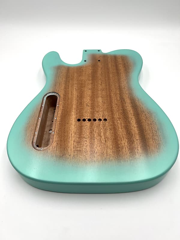 Warmtone Custom Guitars Tele Body Quilt Maple “Arctic Quilt” Telecaster