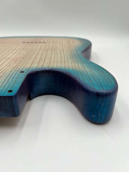 Warmtone Custom Guitars Telecaster  “Mermaids Beach” Guitar Body 1 Piece Swamp Ash