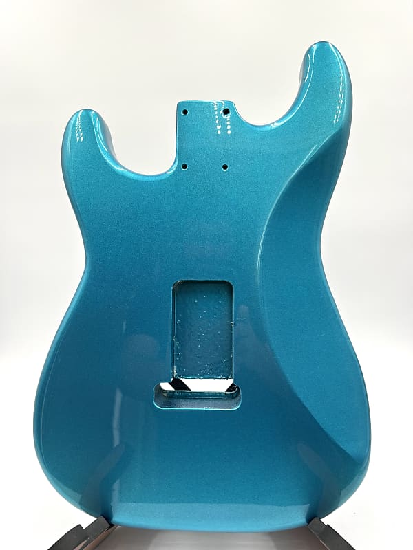 Warmtone Custom Guitars Strat Style Guitar Body “Blue Shimmer”