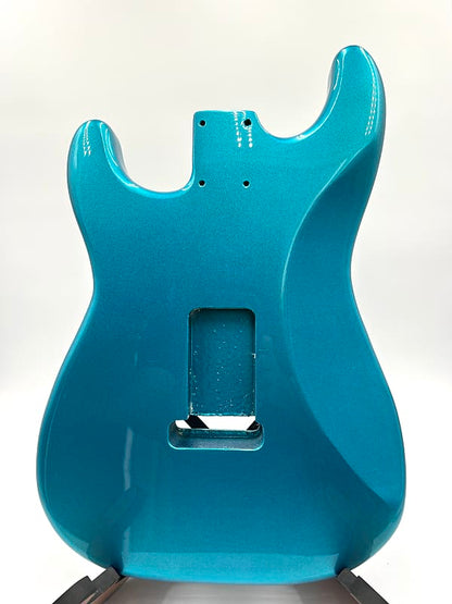 Warmtone Custom Guitars Strat Style Guitar Body “Blue Shimmer”