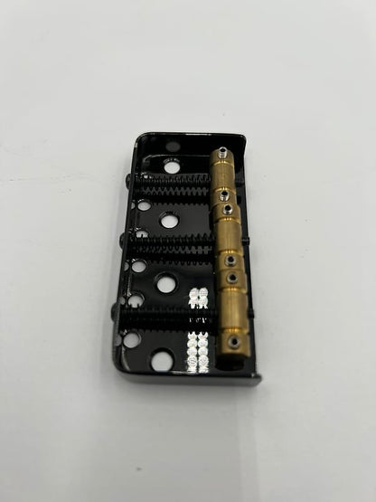 Warmtone Custom Guitars Top Loader Tele/Strat Hybrid Bridge-3 Saddles- Black